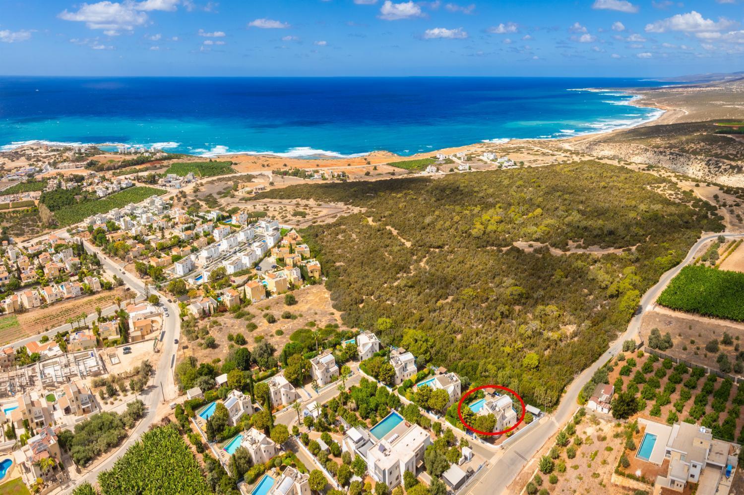 Villa Poseidonas Pegeia Exteriér fotografie